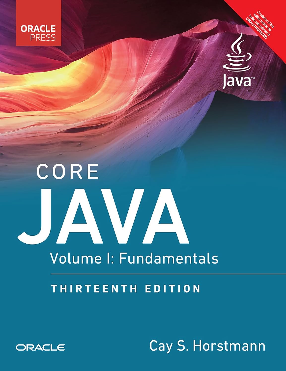 Book cover for Core Java: Volume I—Fundamentals, 13th edition by Cay S. Horstmann (Oracle Press)
